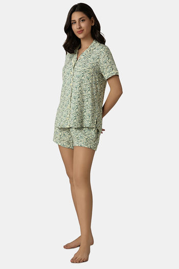 Amante Viscose Loungewear Set - Forest Print — image 2